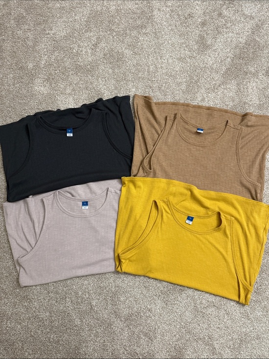 Old Navy Tops - Old Navy Luxe Ribbed Tank  Bundle of 4
